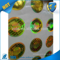 ZOLO Tamper evident custom made hologram sticker/security hologram sticker